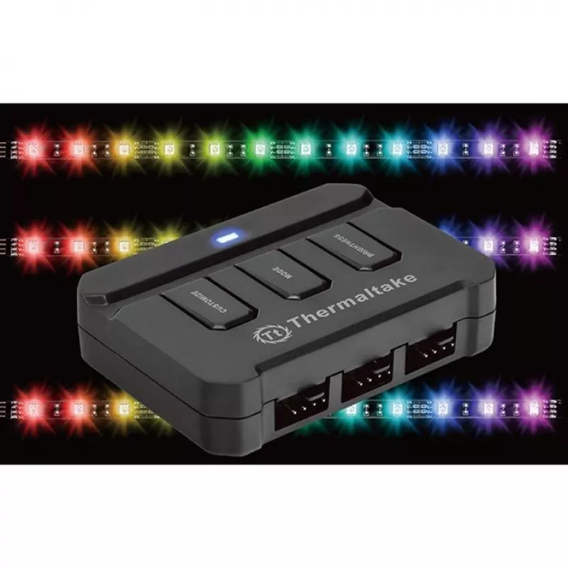 Thermaltake Lumi Color 256C LED pásik RGB 3-balenie - čierny - 30cm