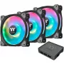 Thermaltake Riing Duo 14 RGB ventilátor chladiča balenie 3 ks čierny - Premium Edition - 140 mm