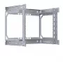 EFB Elektronik zadný rám pre X-Rack nástennú skriňu 400-600mm 9U 600x500mm pozinkovaný (WGX-BF09)
