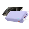 Baseus Airpow - 20 000 mAh 20W powerbank (fialová)