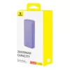 Baseus Airpow - 20 000 mAh 20W powerbank (fialová)