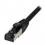 Synergy21 patch kábel RJ45, CAT8.1 2000MHz, 5m, čierny, S/FTP, TPE/LSZH (SuperFlex), AWG26