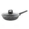Extralink Home SF-1129-20CM Granitová nepriľnavá panvica 20 cm 1,2 L čierna