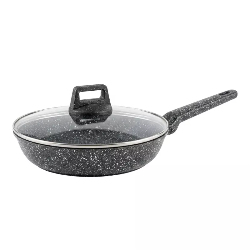 Extralink Home SF-1129-20CM Granitová nepriľnavá panvica 20 cm 1,2 L čierna