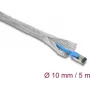 Delock opletená hadica na tienenie EMC samozatváracia 5 m x 10 mm (20992)