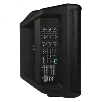 V-TONE ALPHA 8 aktívny akumulátorový stĺpový PA systém s integrovaným mixpultom, 300W RMS, 8