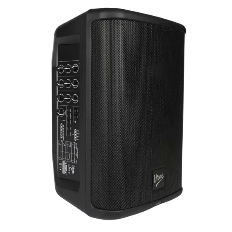 V-TONE ALPHA 8 aktívny akumulátorový stĺpový PA systém s integrovaným mixpultom, 300W RMS, 8 inch woofer, Bluetooth, USB/SD, Hall