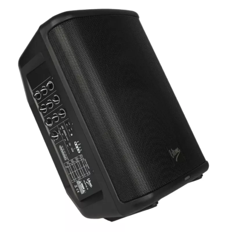 V-TONE ALPHA 8 aktívny akumulátorový stĺpový PA systém s integrovaným mixpultom, 300W RMS, 8 inch woofer, Bluetooth, USB/SD, Hall