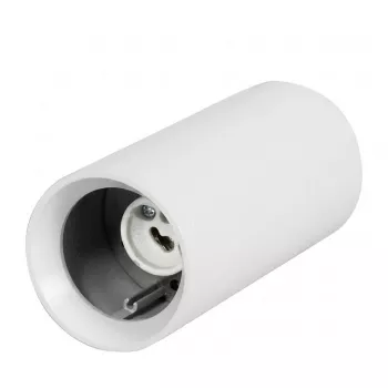 Synergy 21 GU10 LED stropná objímka, zapustená, biela, hliníkový tlakový odliatok, IP20