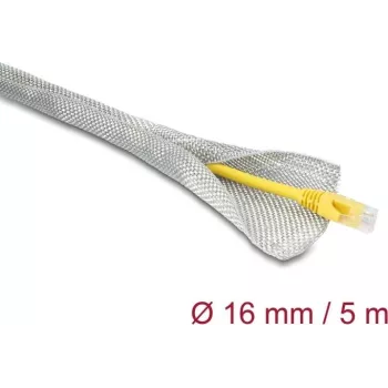 Delock opletená hadica na kábel pre EMV tienenie samozatváracia 5 m x 16 mm (20993)
