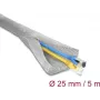 Delock opletená hadica pre EMC tienenie, samozatváracia, 5 m x 25 mm (20995)