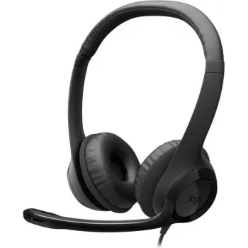 Logitech H390 USB headset s mikrofónom s potlačením hluku, káblový, čierny
