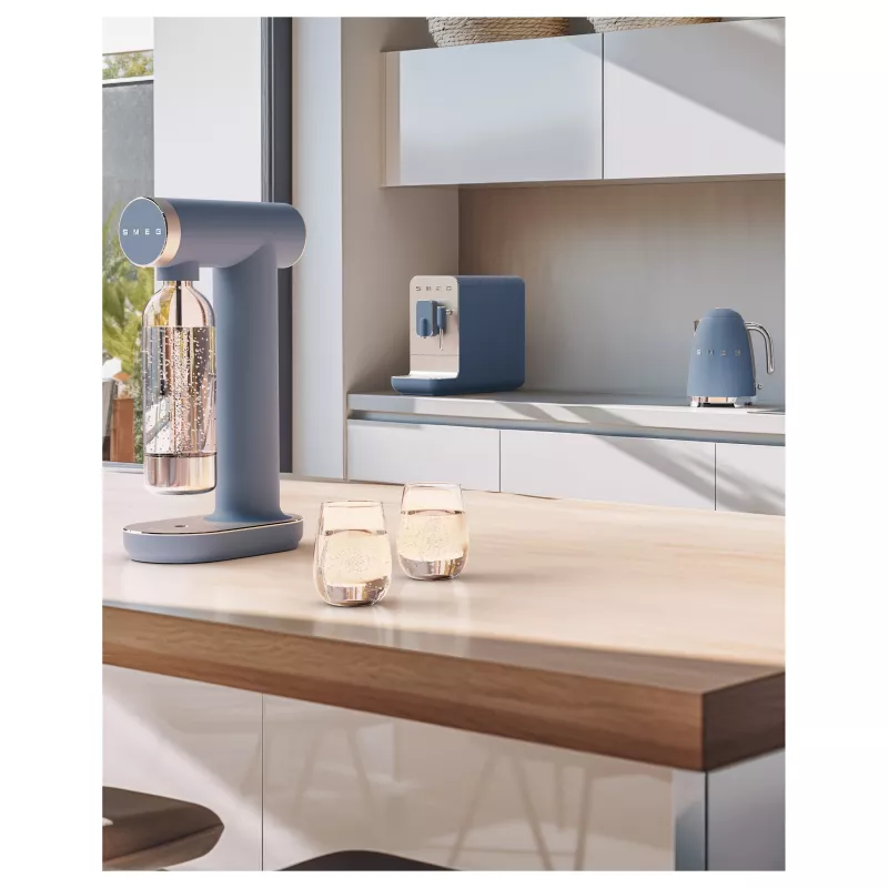 Smeg výrobník sódy Collezione Aesthetic Storm Blue (SKC01SBM)