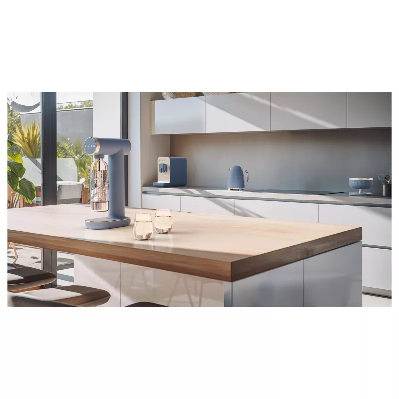 Smeg výrobník sódy Collezione Aesthetic Storm Blue (SKC01SBM)