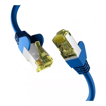 EFB-Elektronik RJ45 patch kábel Cat.6A S/FTP LSZH Draka UC900 TM31 modrý 0,15m