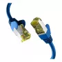 EFB-Elektronik RJ45 patch kábel Cat.6A S/FTP LSZH Draka UC900 TM31 modrý 0,15m