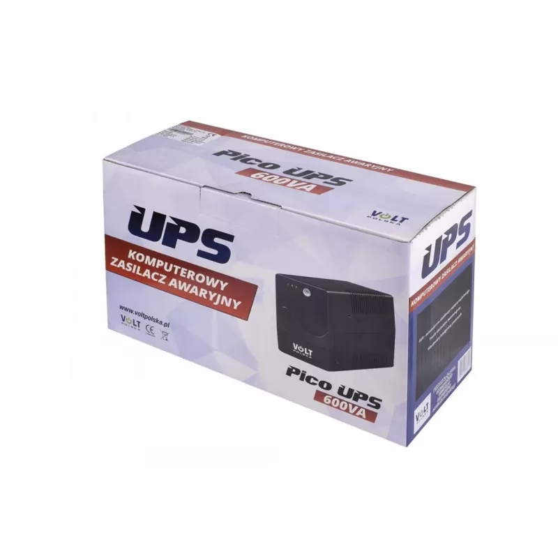 VOLT POLSKA PICO 600VA 360W UPS neprerušiteľné napájanie Line-Interactive 2x Schuko