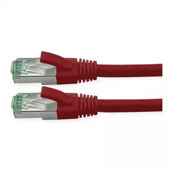 ROLINE RM patch kábel Cat.6A S/FTP (PiMF), červený, 3 m