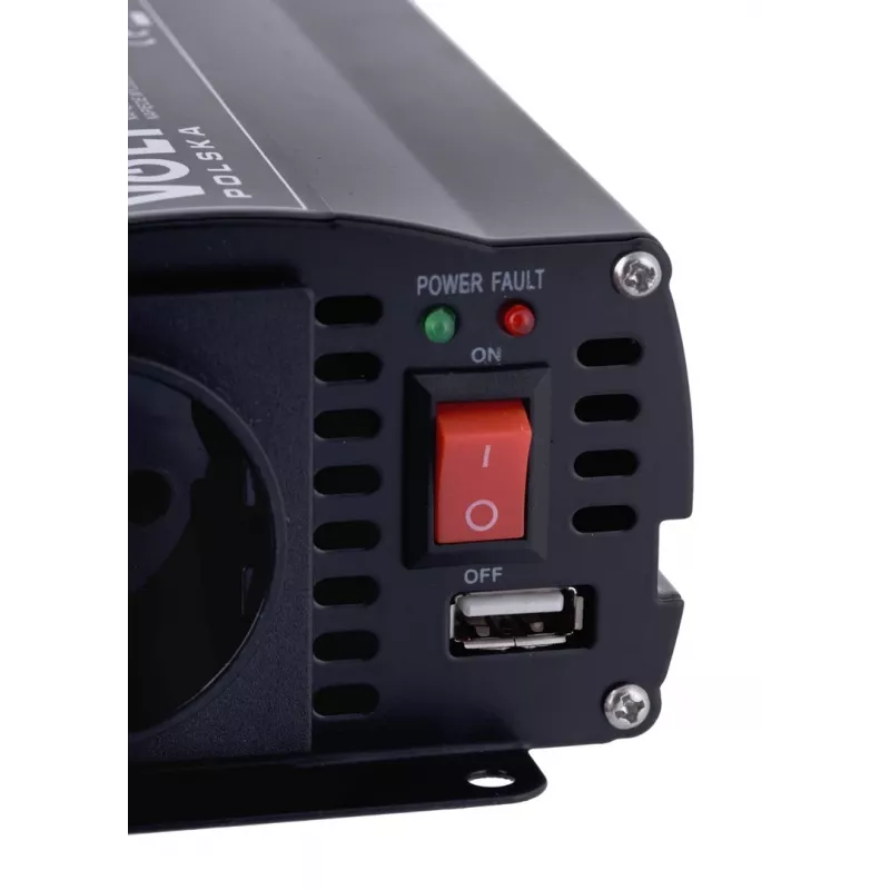 Volt Polska IPS-600 DUO menič z 12/24V na 230V 300/600 W