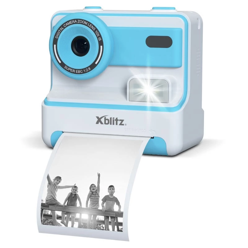 XBLITZ FLASH BLUE instantná kamera s termotlačiarňou pre deti