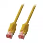 EFB-Elektronik RJ45 patch kábel Cat.5e S/UTP PUR TM21 vhodný do pohyblivých reťazí žltý 1,5m