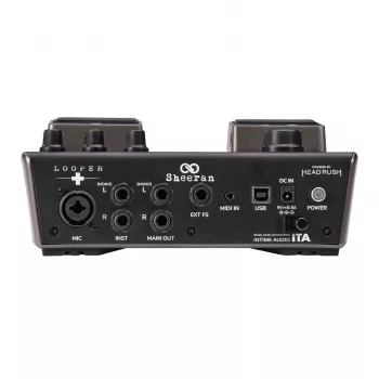 Sheeran Looper+ by HeadRush - Looper a vokálny procesor s 2 stereo slučkami, 4 hodiny nahrávania, 128 pamäťových miest, vokálnymi efektmi, 32-bit Float audio