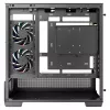 DeepCool CG380U Mid-Tower skriňa, tvrdené sklo, 3x 120mm ARGB ventilátory, čierna