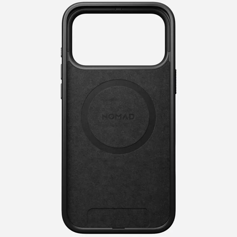 NOMAD Modern Leather puzdro pre iPhone 17 Pro Max, Horween koža, Rustic Brown, kompatibilné s MagSafe