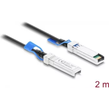 Delock Twinax SFP28 na SFP28 Direct Attach kábel 25 Gbps 2 m