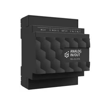 Grenton analógový vstupný a výstupný modul, 4 vstupy 2 výstupy, 1-Wire, DIN lišta, TF-Bus