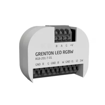 Grenton LED dimming modul RGBW 1-Wire digitálne vstupy 2 vstupy podomietkový TF-BUS