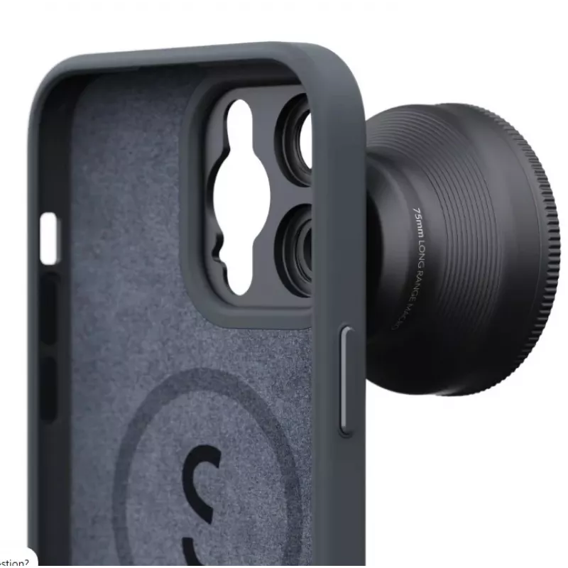 ShiftCam LensUltra zadné krytie s držiakom objektívu pre iPhone 14 Pro Max, MagSafe, čierne