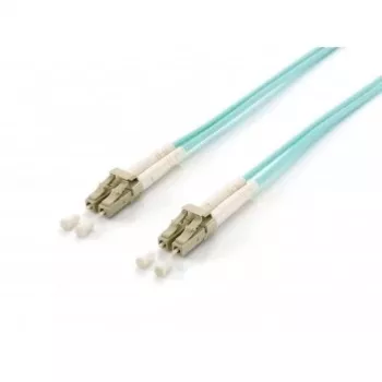 Equip optický patch kábel LC/UPC na LC/UPC multimode duplex OM3 10m tyrkysový