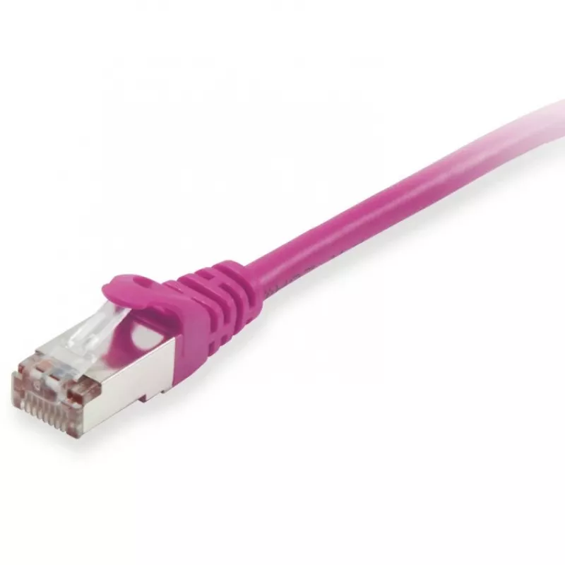 Equip Cat.6 S/FTP patch kábel RJ-45 (M) na RJ-45 (M) 0,5m fialový LSZH