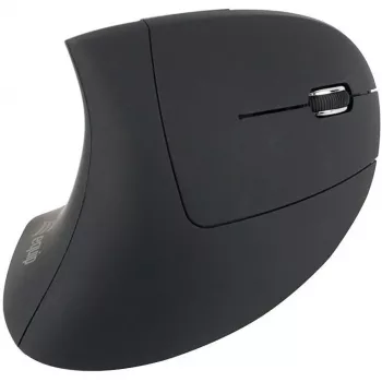 Equip 245110 vertikálna ergonomická bezdrôtová myš - pre pravákov - 2,4 GHz - USB prijímač - čierna
