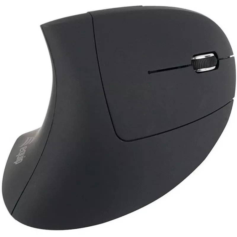 Equip 245110 vertikálna ergonomická bezdrôtová myš - pre pravákov - 2,4 GHz - USB prijímač - čierna
