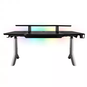 Thermaltake ARGENT P900 Smart herný stôl - tvar L - elektrické nastavenie výšky - čierny