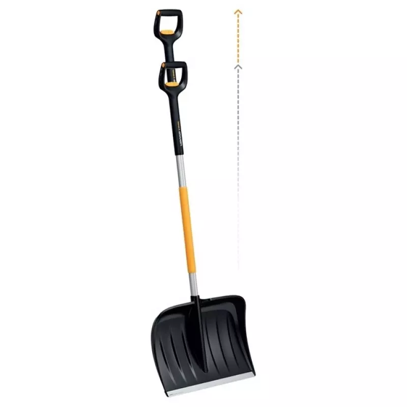 Fiskars 1057189 lopata na sneh kovová čierna, oranžová