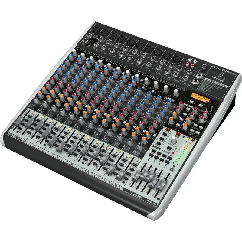 Behringer QX2442USB 24-vstupový 4/2-bus analógový mixér s USB rozhraním a FX