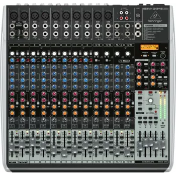 Behringer QX2442USB 24-vstupový 4/2-bus analógový mixér s USB rozhraním a FX