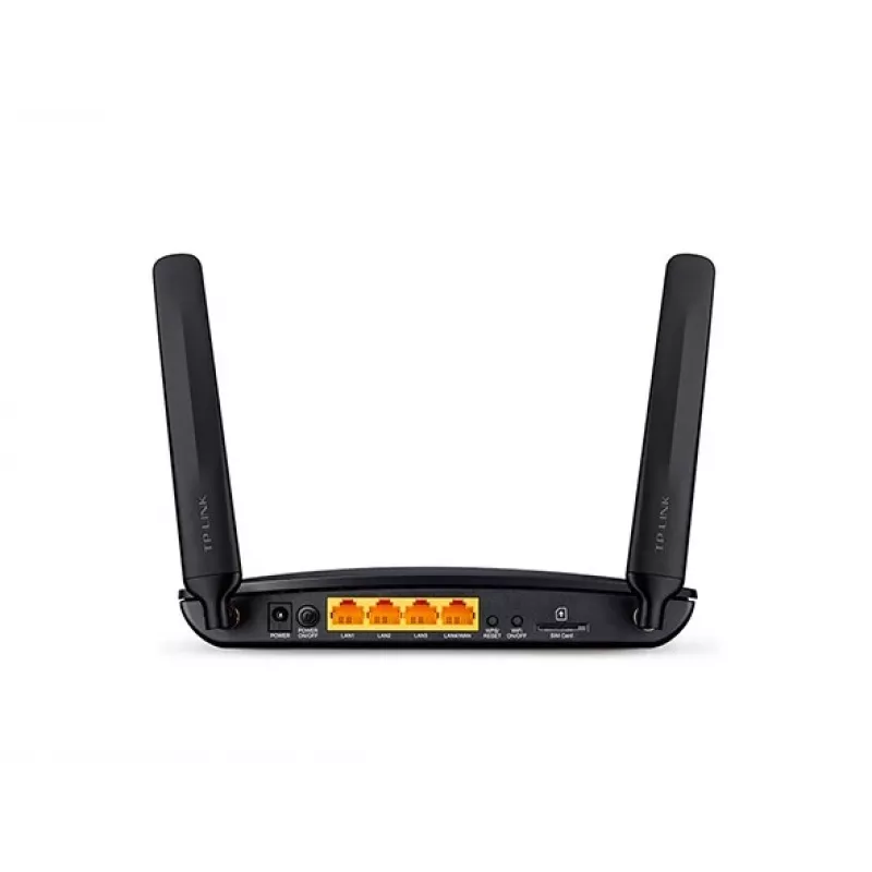 TP-Link TL-MR6400 300 Mbps Wireless N 4G LTE router, jednopásmový 2,4 GHz, Fast Ethernet, čierna