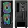 Aerocool AirHawk Duo midi-tower, temperované sklo - čierna
