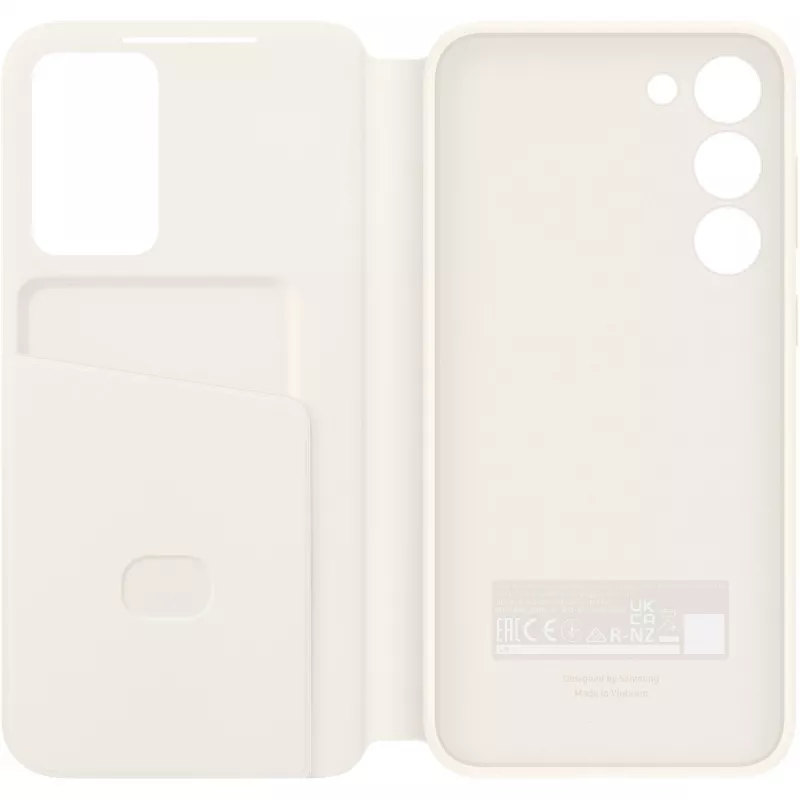Samsung Smart View Wallet Case pre Galaxy S23+, krémová (EF-ZS916CUEGWW)