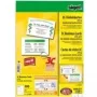 SIGEL vizitky 3C LP850 - hladké saténové - lakované - vysoká biela - 85 x 55 mm - 225 g/m² - 100 vizitiek (10 listov x 10)