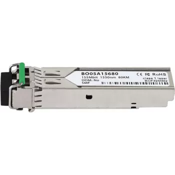 BlueOptics SFP-4 kompatibilný SFP transceiver, 100BASE-ZX, 1550nm, 80km, LC Duplex, SMF, DDM, 0-70°C
