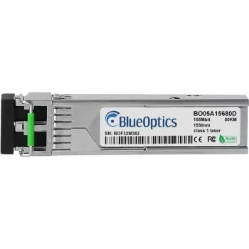 BlueOptics 740-028632 kompatibilný SFP transceiver pre singlemode prenos dát s 155 Mbit/s v optických sieťach. Podporuje Fast Ethernet, Fibre Channel alebo SONET/SDH aplikácie v switchoch, routeroch, úložných systémoch a podobnom hardvéri