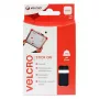 VELCRO samolepiace štvorce háčik a slučka 25mm x 25mm, samolepiace, čierne, 24 sád (48 kusov)
