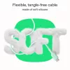 GREEN CELL USB-C na USB-C PowerFlex 100W silikónový kábel 1,2m čierny
