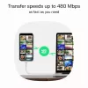 GREEN CELL USB-C na USB-C PowerFlex 100W silikónový kábel 1,2m čierny