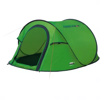 High Peak Vision 3 zelený tunelový stan 3 osoby pop-up stan